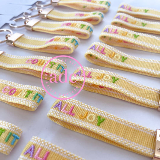 COUNT IT ALL JOY Keychain  *ADC Exclusive Band*