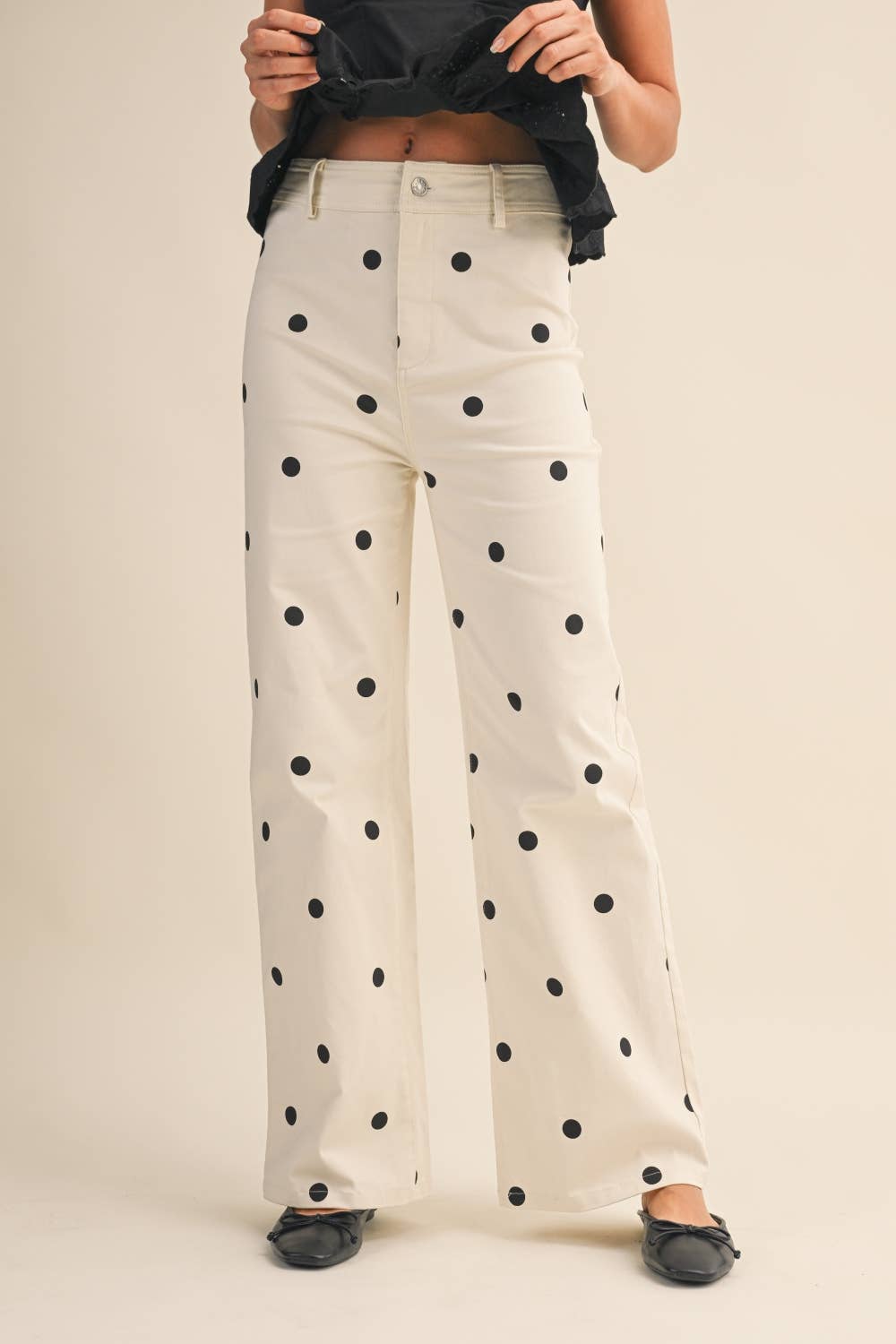 Dotty Denim Pants