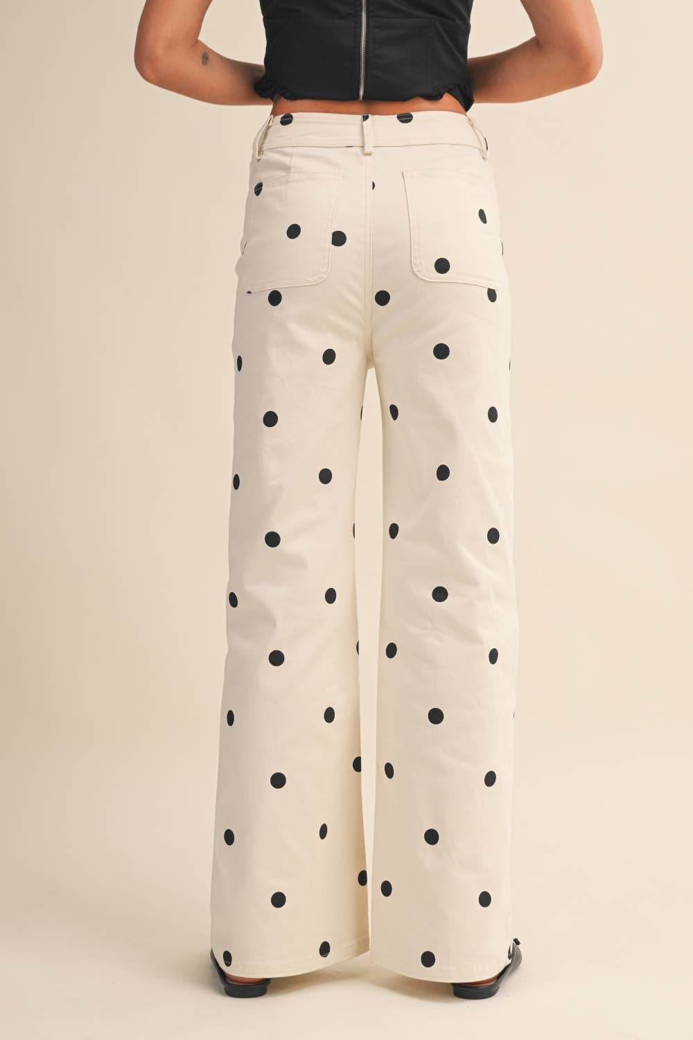 Dotty Denim Pants