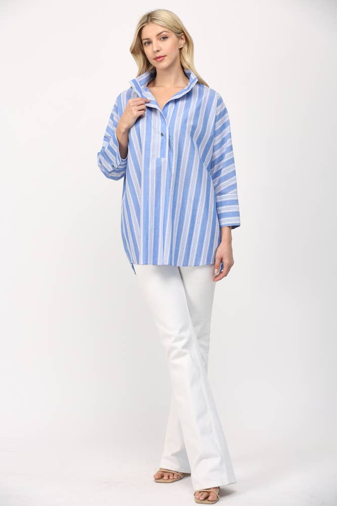 Hydrangea Tunic Blouse
