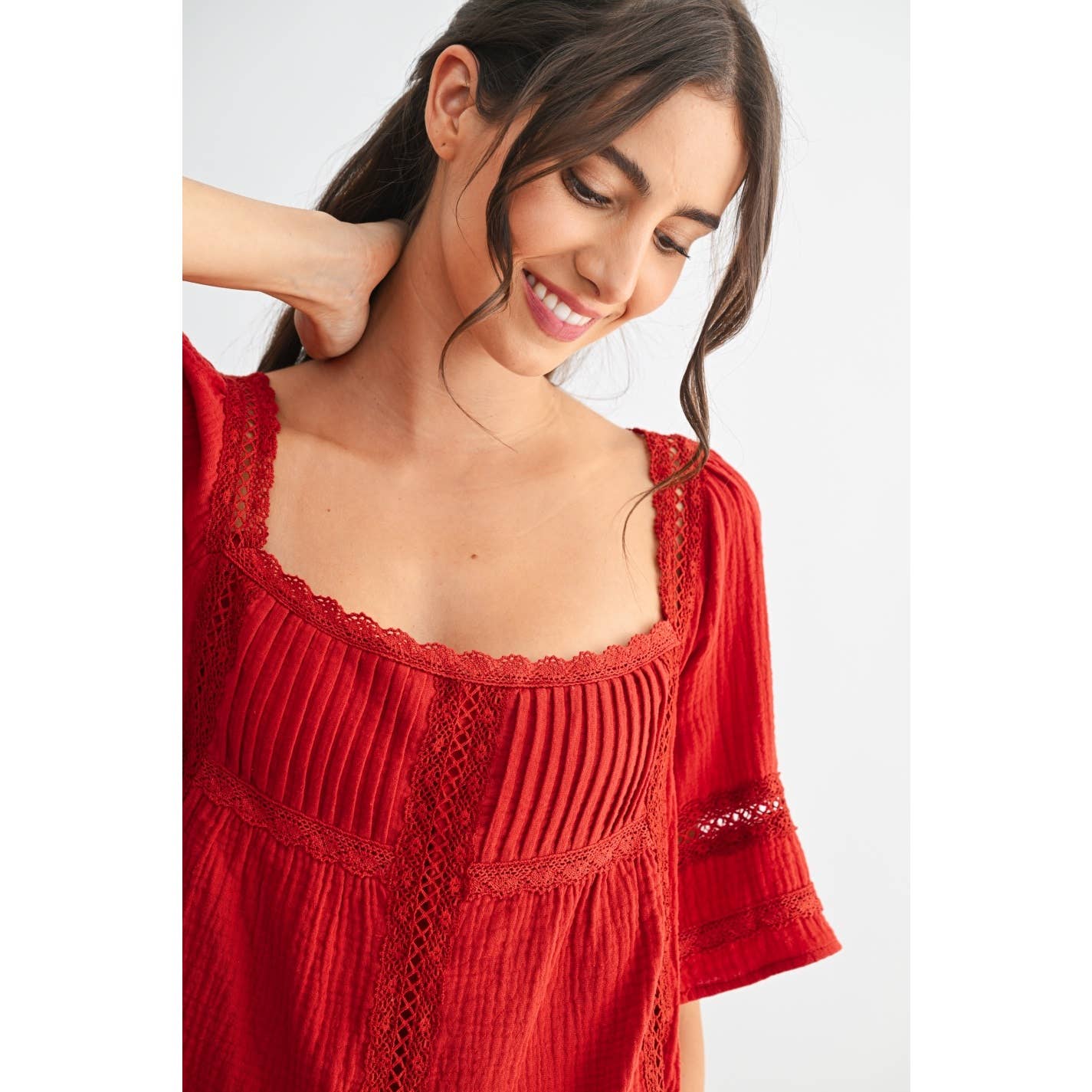 Scarlet Whimsy Blouse