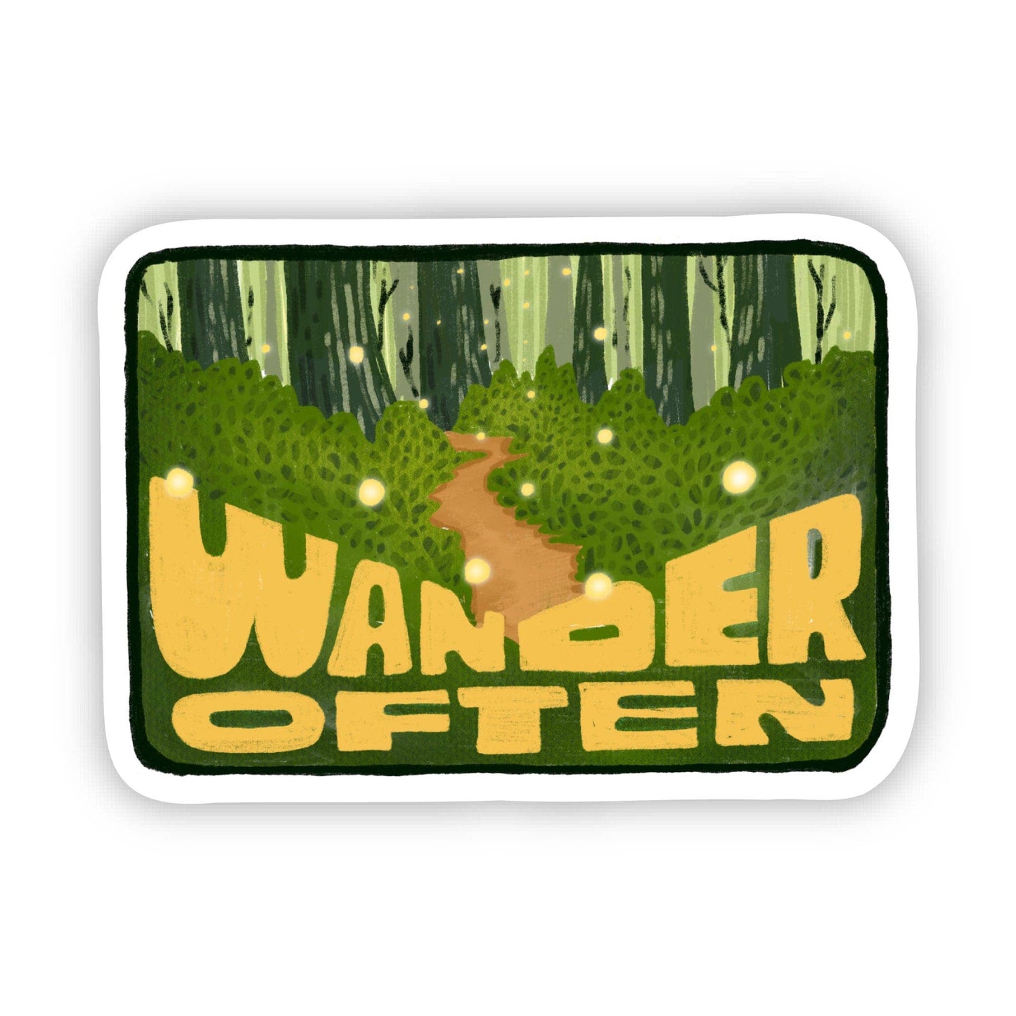 "Wander often" Adventure Travel Sticker