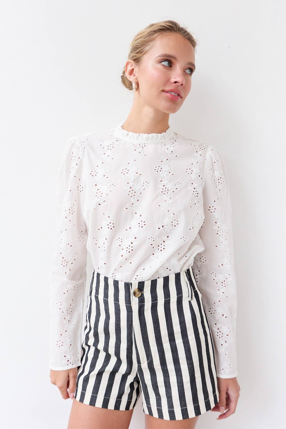Snowdrop Eyelet Blouse