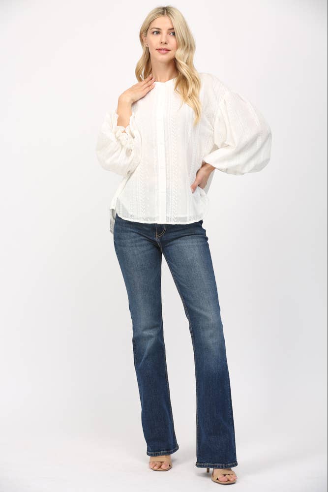 Magnolia Bubble Blouse