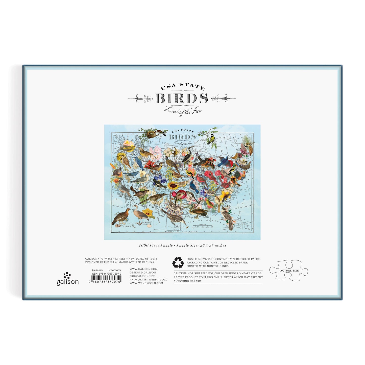 State Birds Puzzle