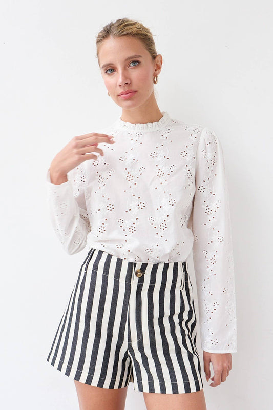 Snowdrop Eyelet Blouse