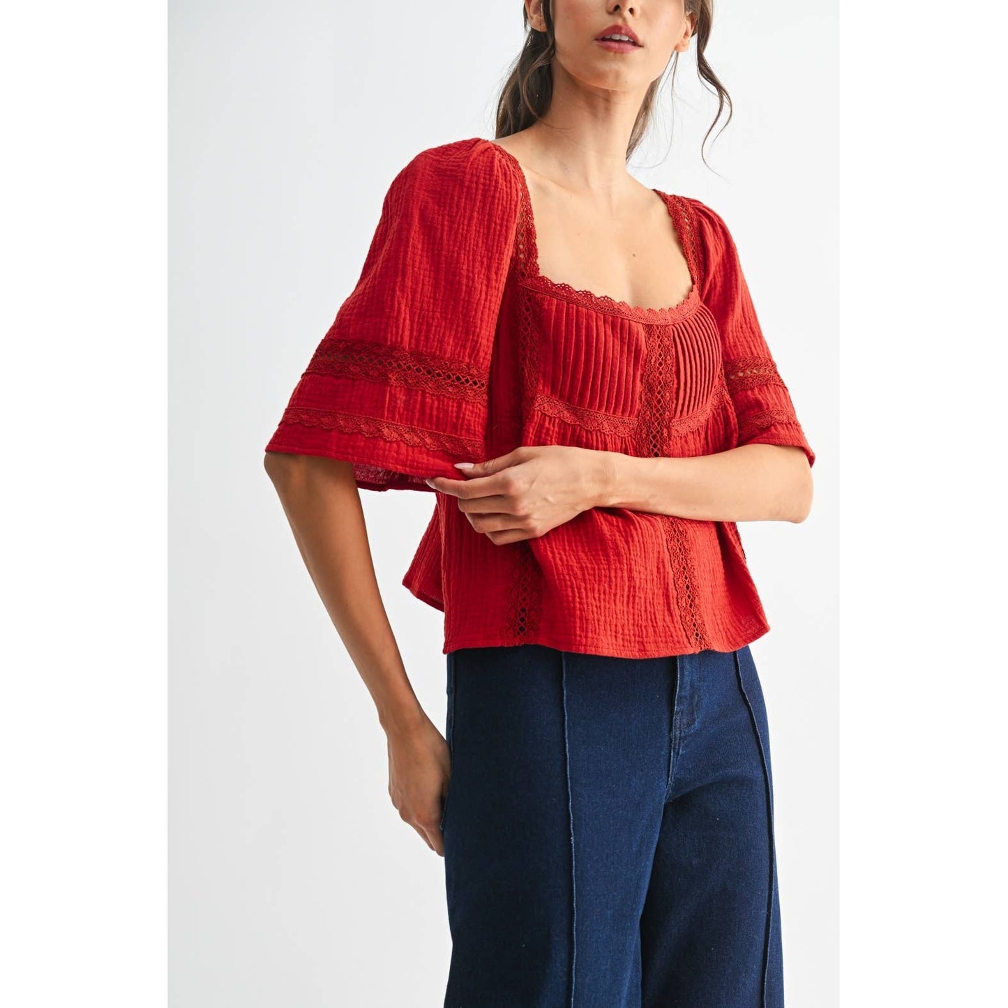 Scarlet Whimsy Blouse