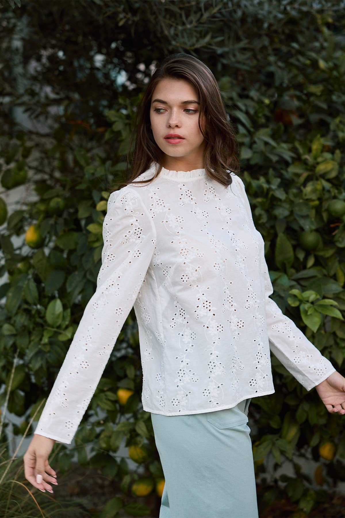 Snowdrop Eyelet Blouse