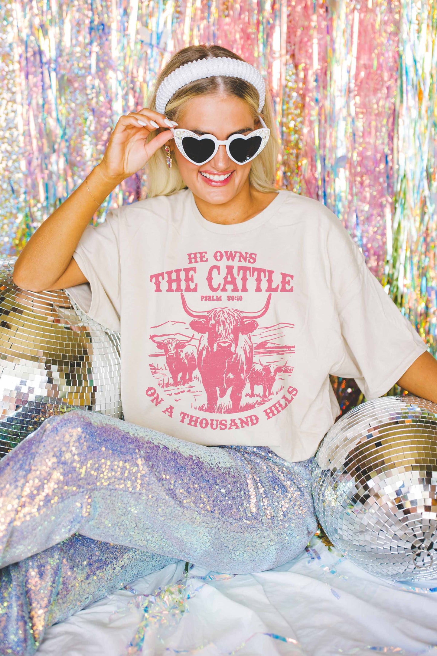 'He Owns the Cattle" Tee