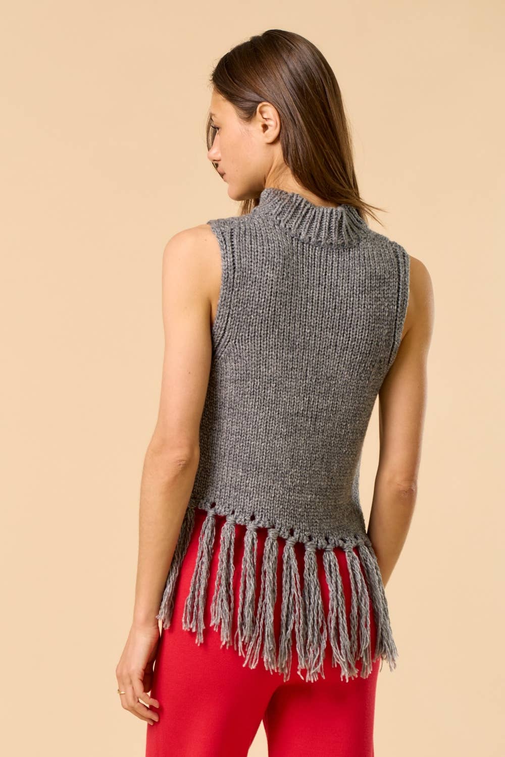 Merlot Knit Sweater Top