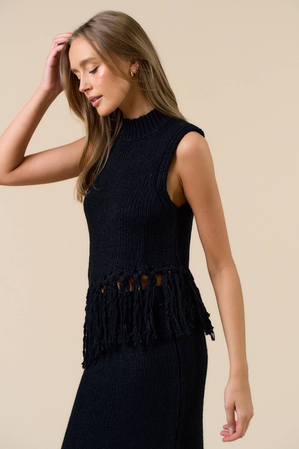 Merlot Knit Sweater Top