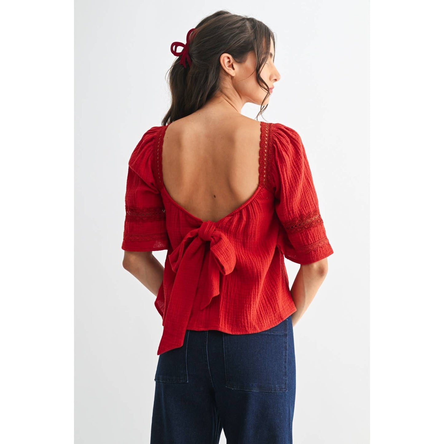Scarlet Whimsy Blouse