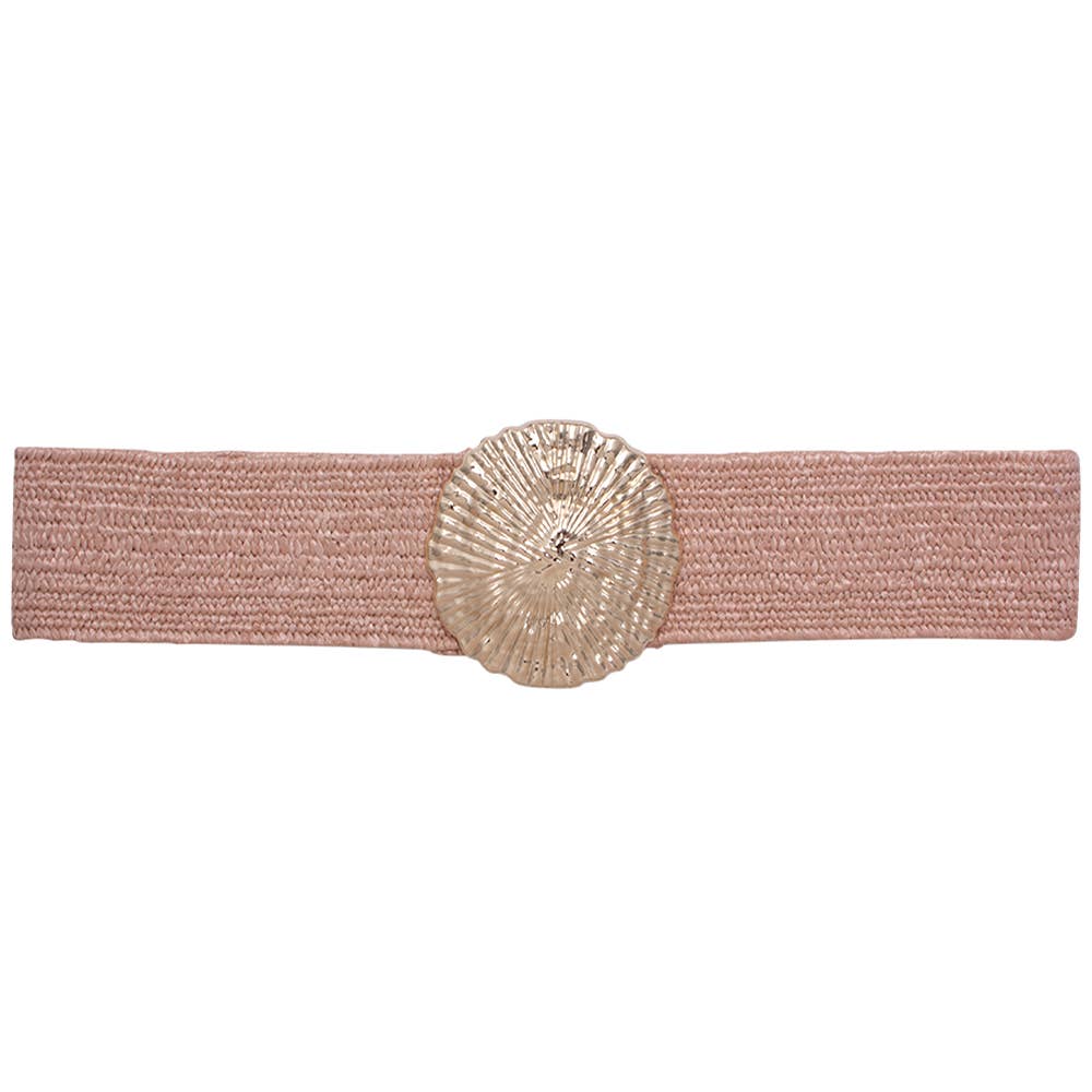 Textured Round Metal Belt