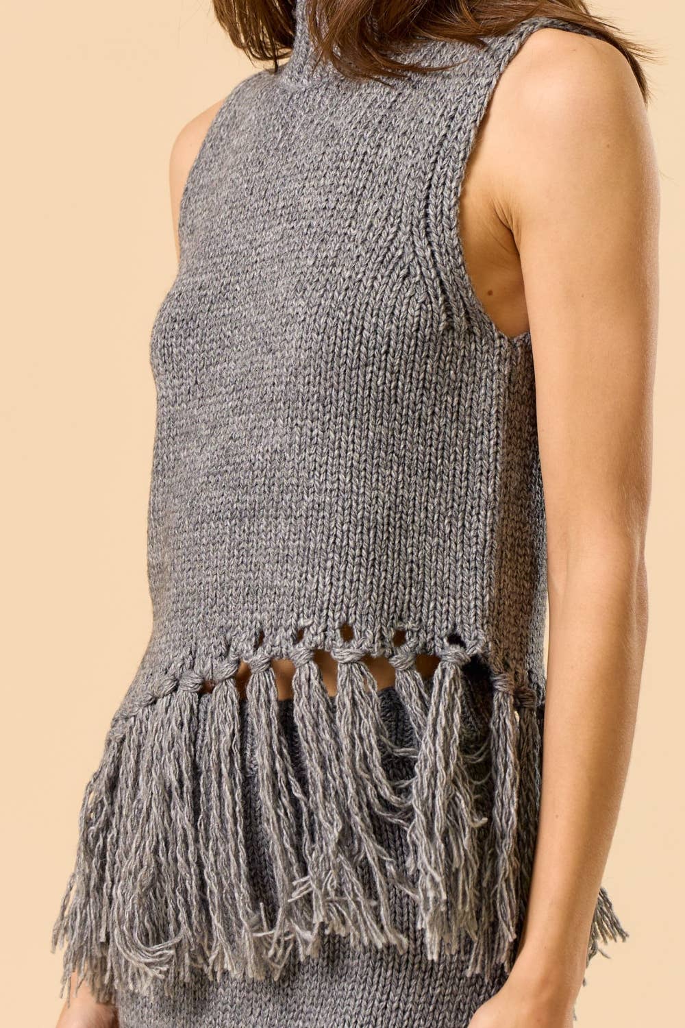 Merlot Knit Sweater Top