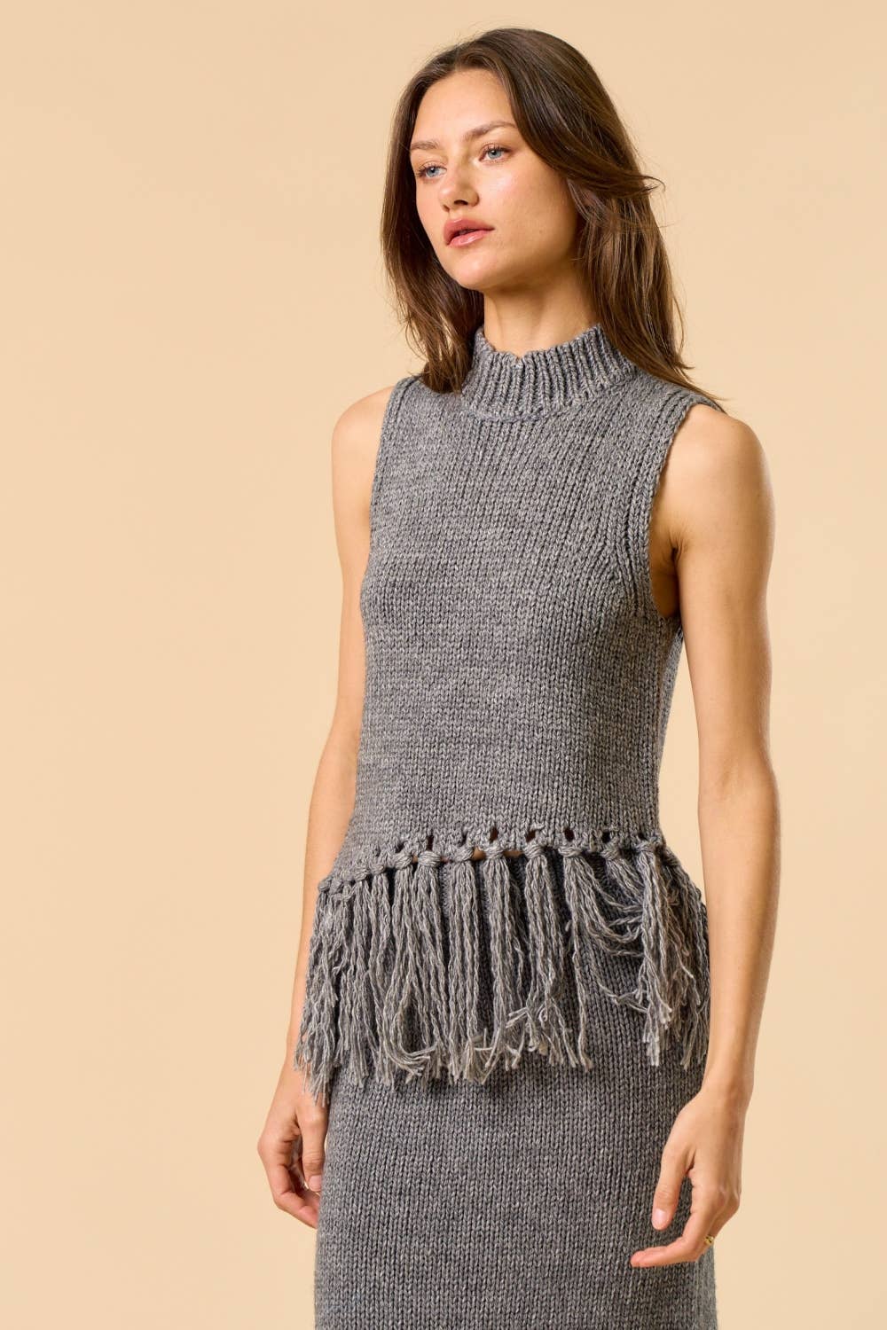 Merlot Knit Sweater Top