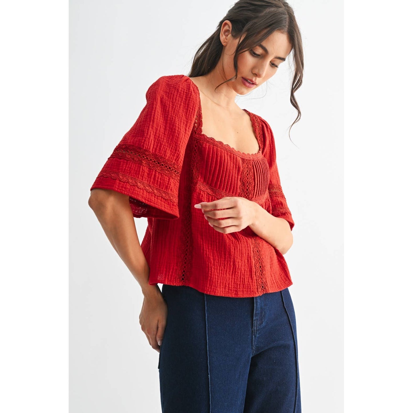 Scarlet Whimsy Blouse