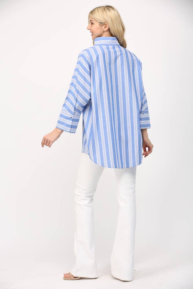 Hydrangea Tunic Blouse