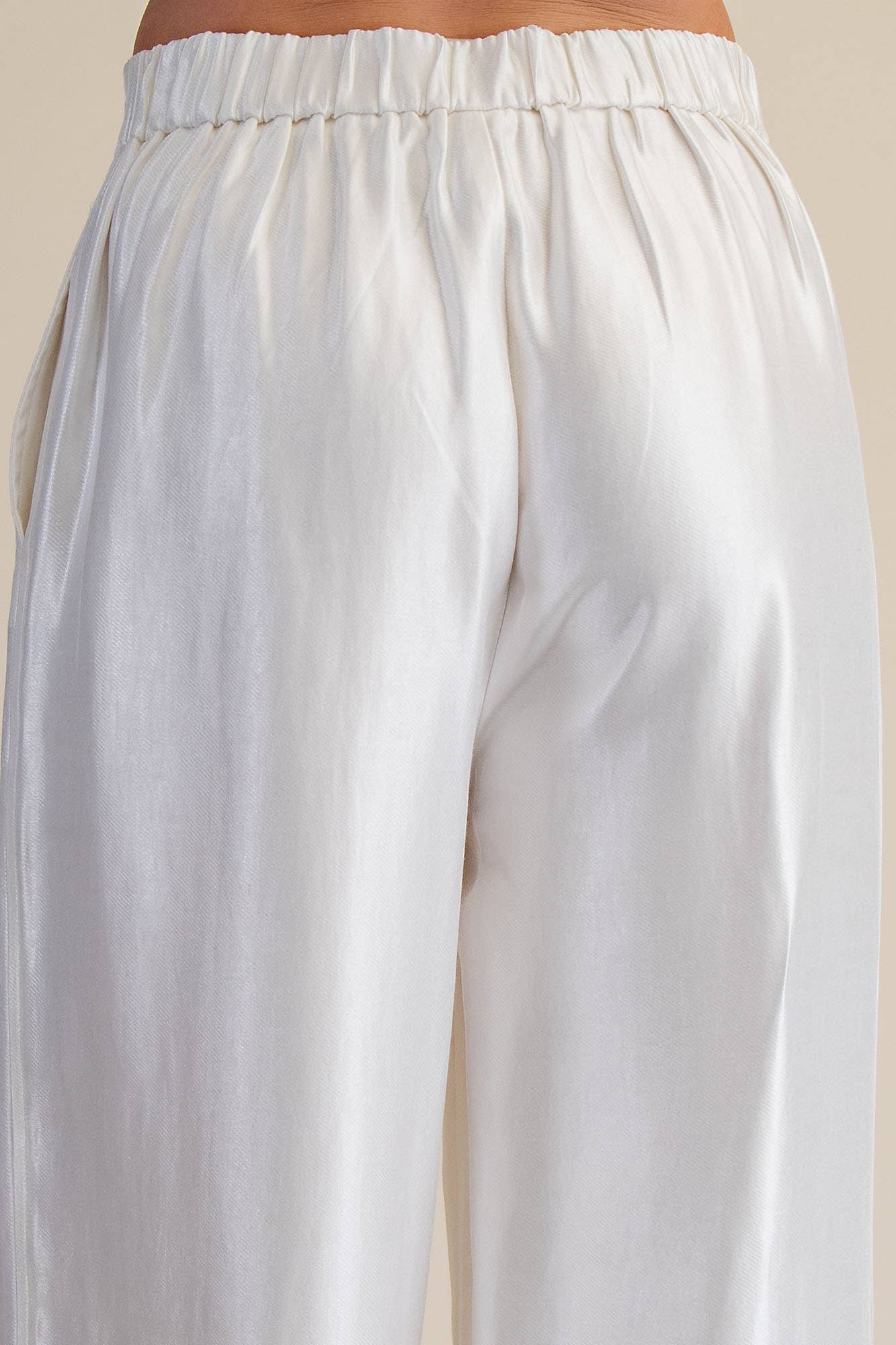 Pearl White Shimmer Pants