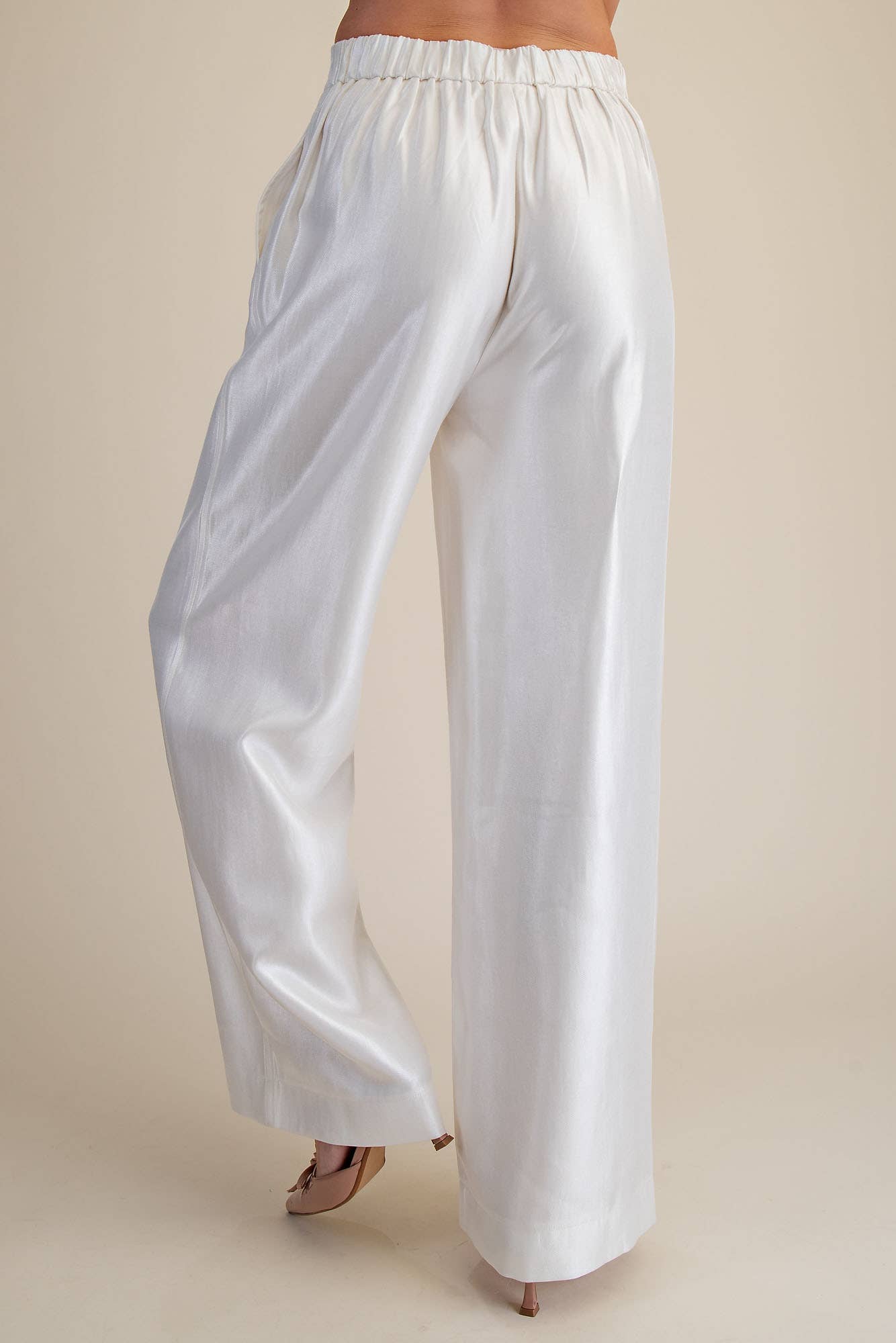 Pearl White Shimmer Pants