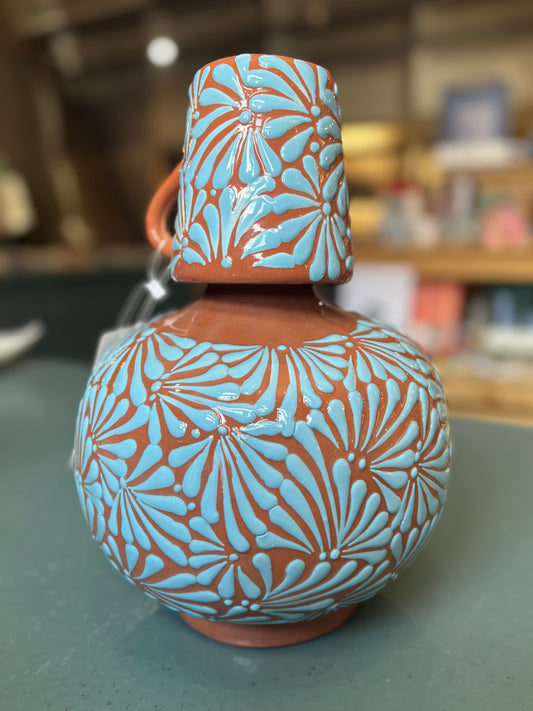 Blue Bubbly Water Carafe Combo