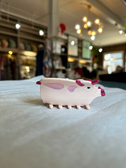Rosie the Pig Hair Clip