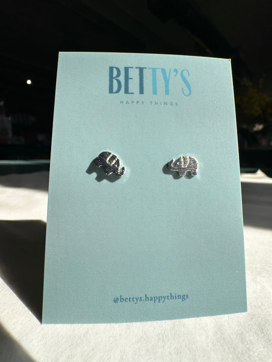 Mini Elephant Earrings