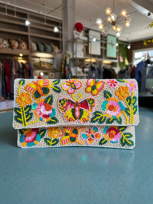 Butterfly Garden Clutch