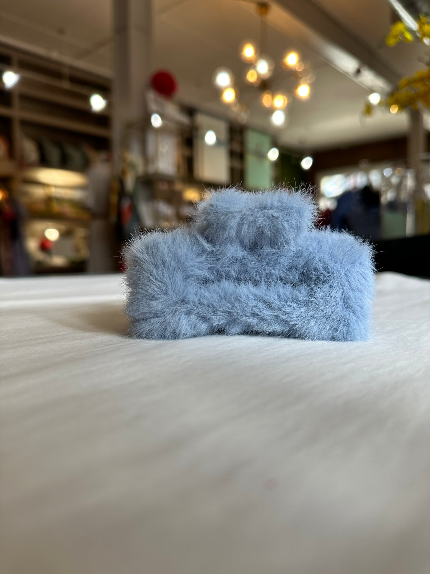 Fuzzy Fluffy Hair Clip
