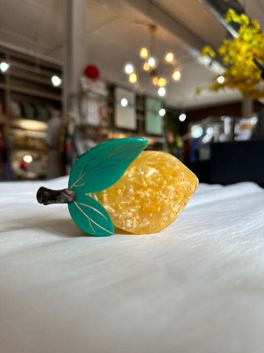 Zesty Lemon Hair Clip