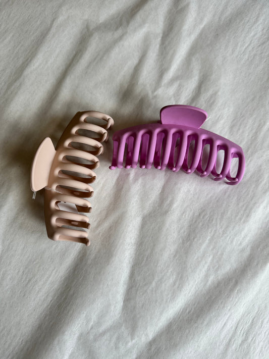 Sandstone Matte Claw Clip