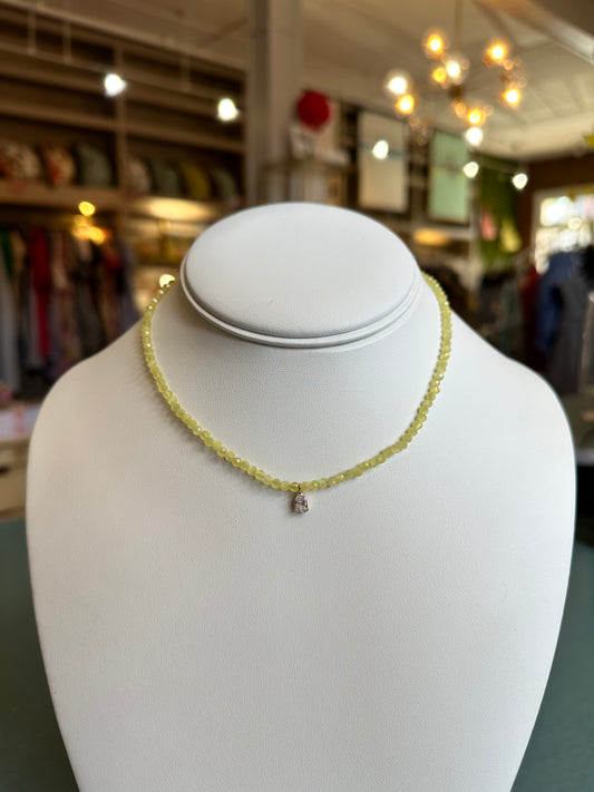 Mint Spark Necklace