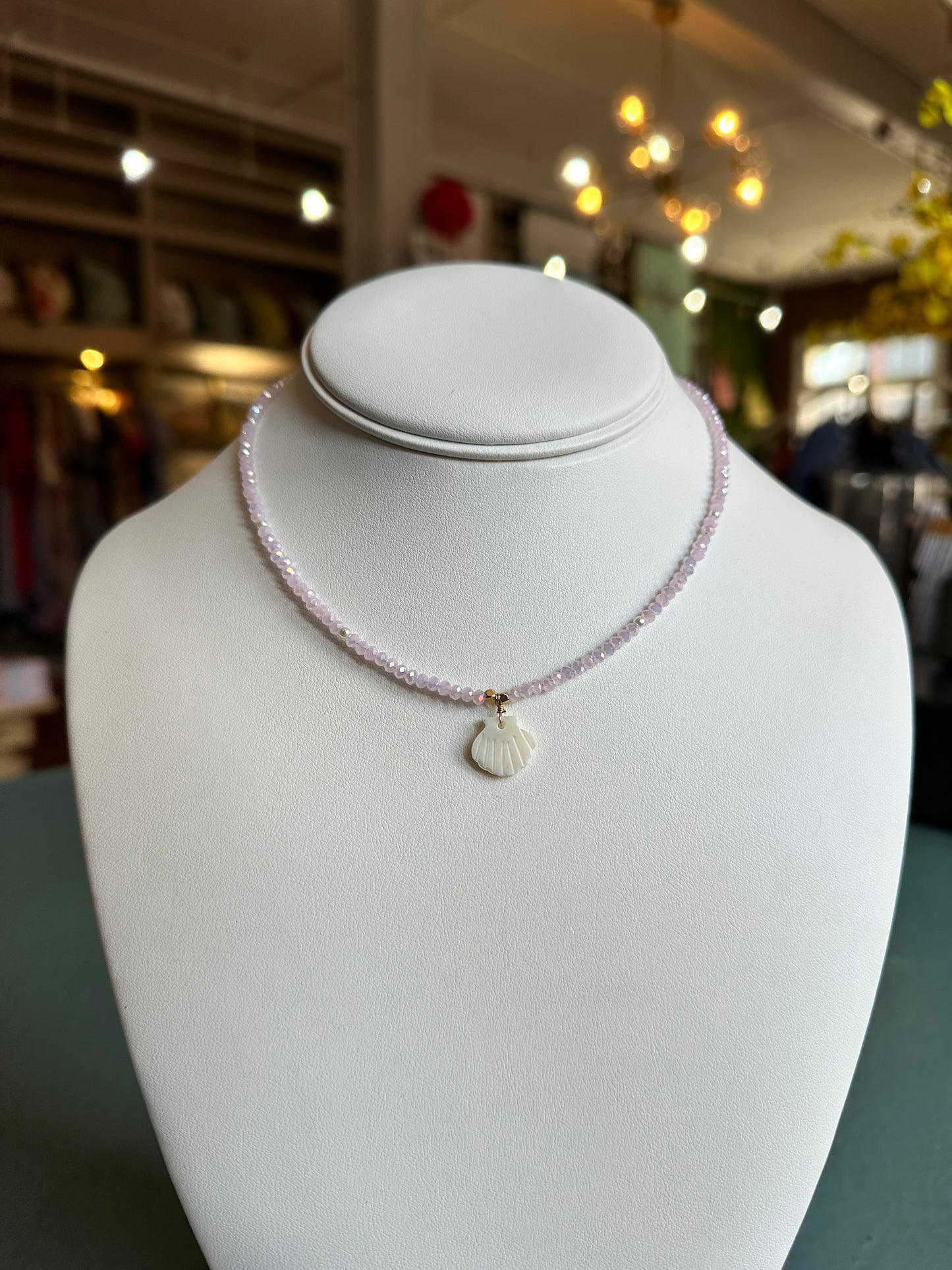 Shell Pink Necklace