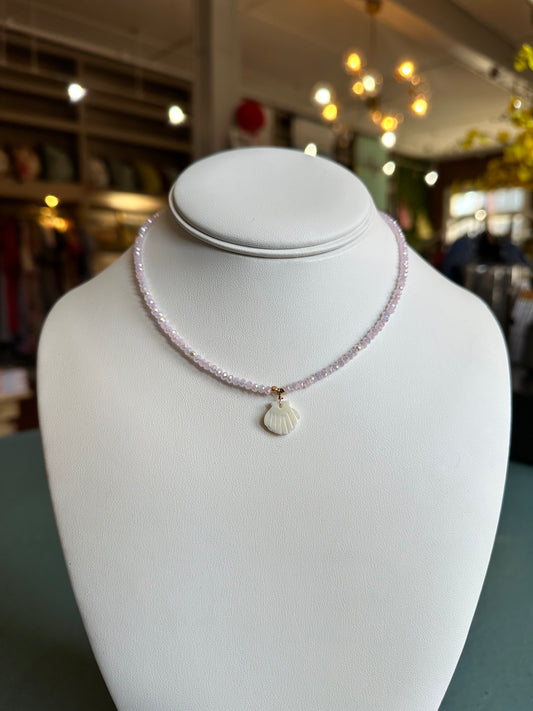 Shell Pink Necklace