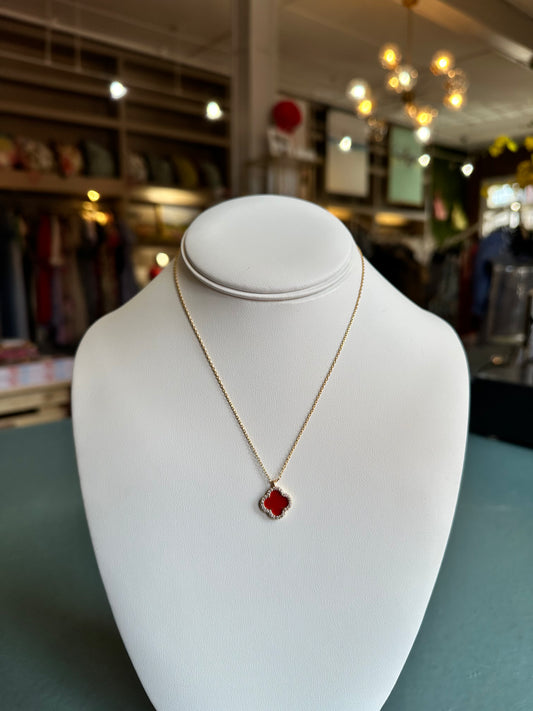 Red Clover Necklace
