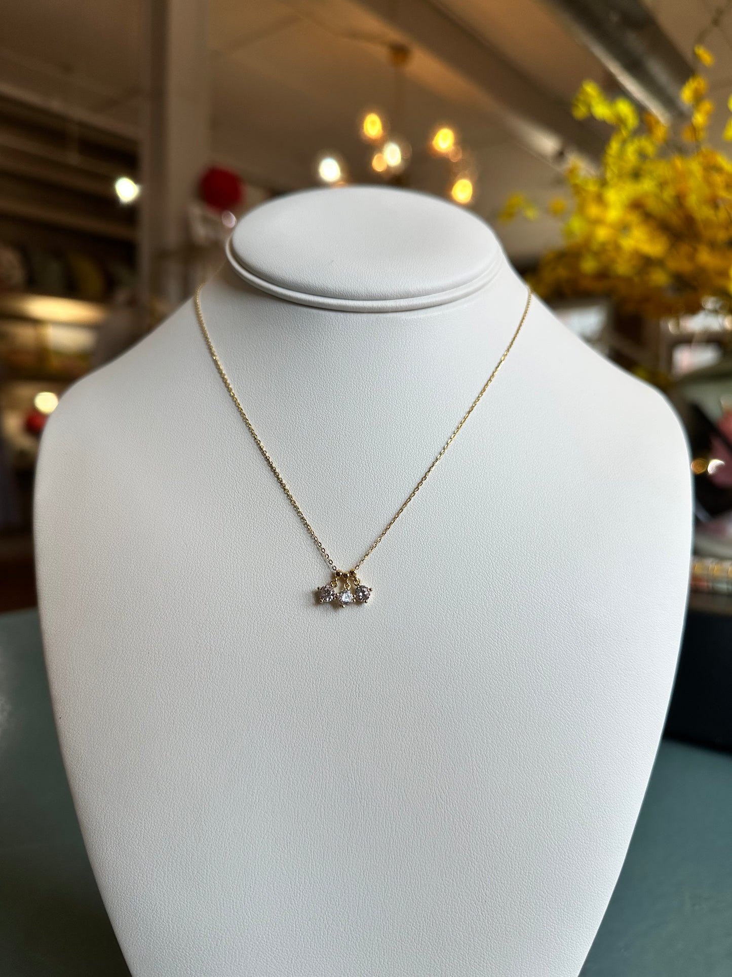 Triple Spark Necklace