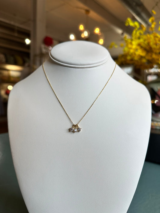 Triple Spark Necklace