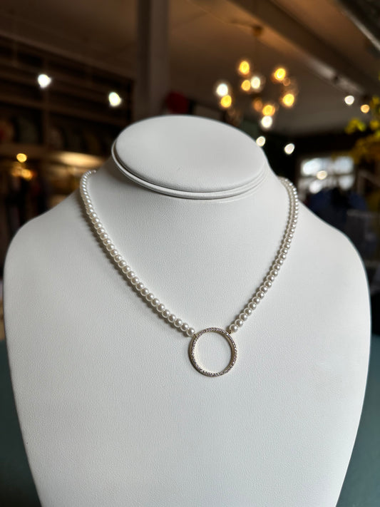 Pearl Circle Necklace