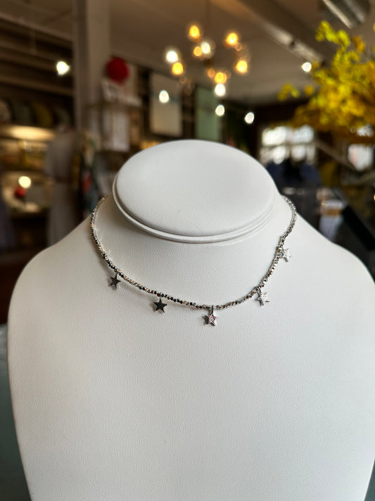 Starry Silver Necklace