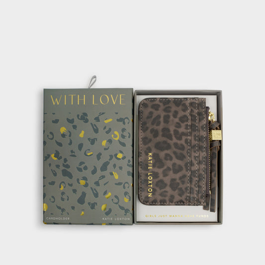 Leopard Giftboxed Cardholder