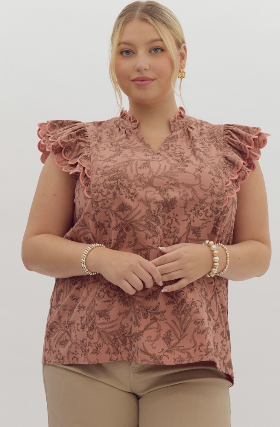 Rose Campion Blouse - Curve