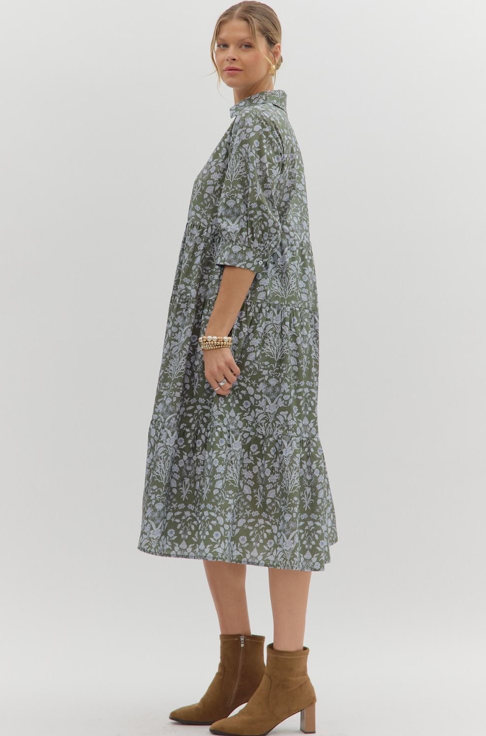 Jade Bloom Dress