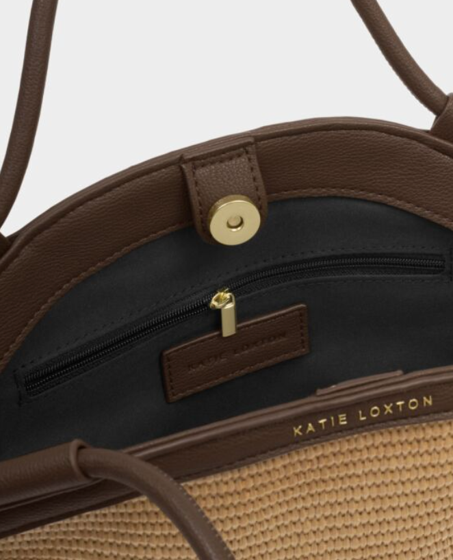 Florence Mini Tote Bag in Bitter Chocolate