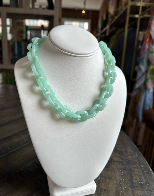 Pastel Power Chain Necklace