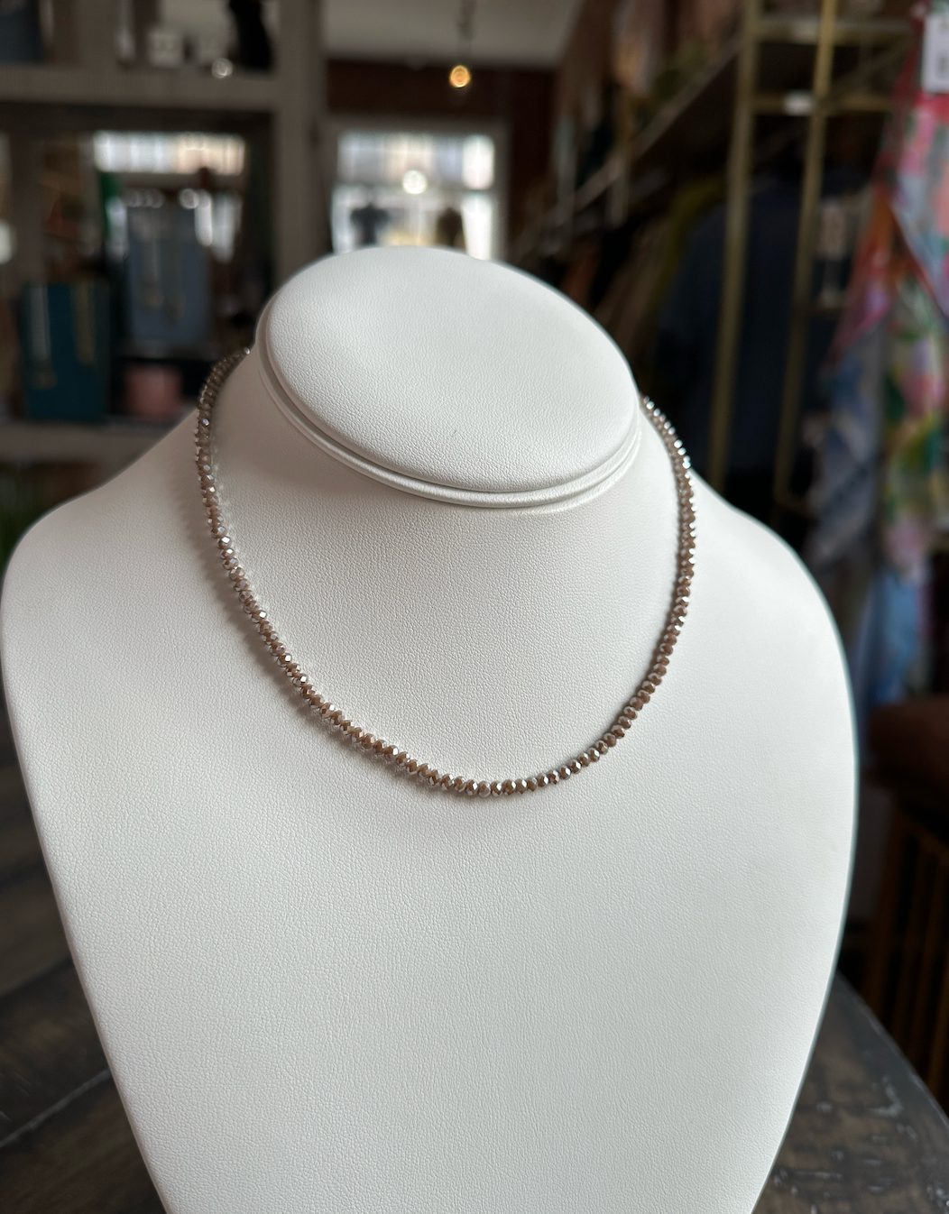 Slate Beaded Necklace