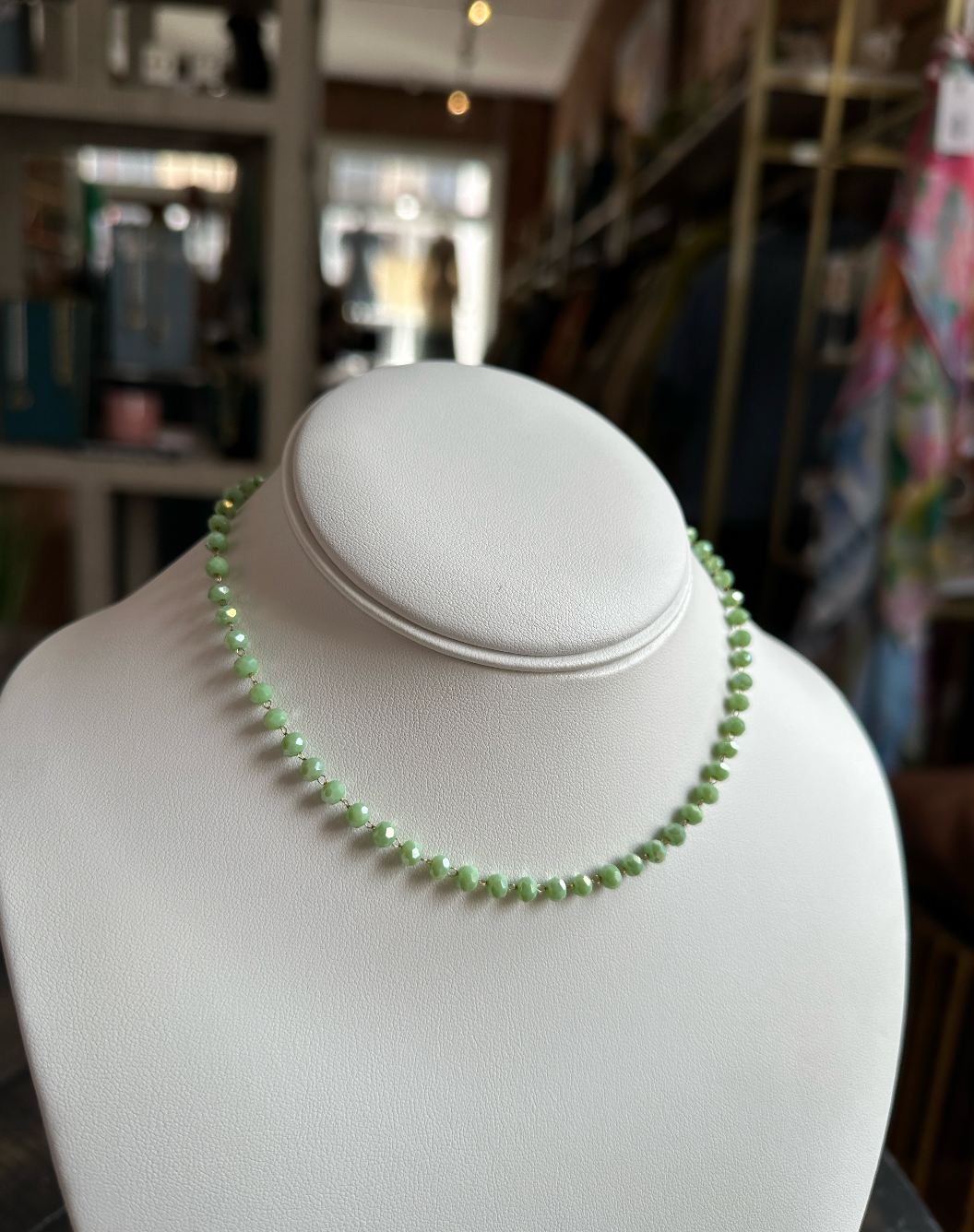 Spring Green Necklace