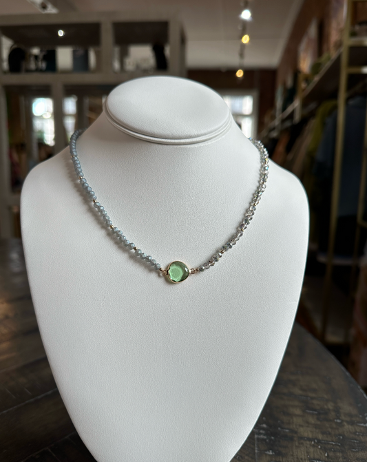 Blue Sky Gem Necklace