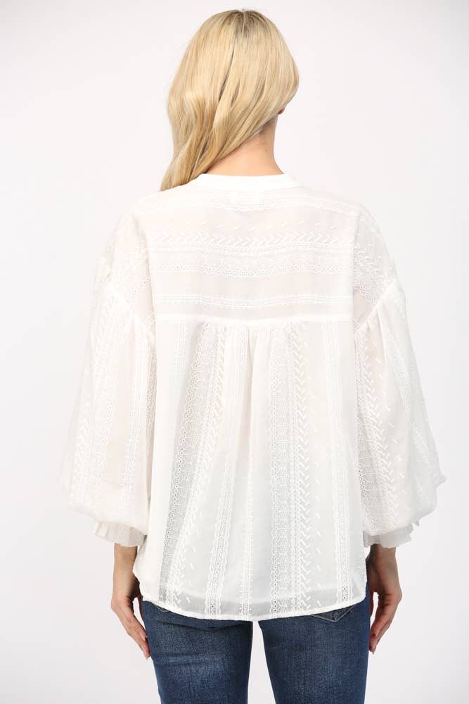 Magnolia Bubble Blouse