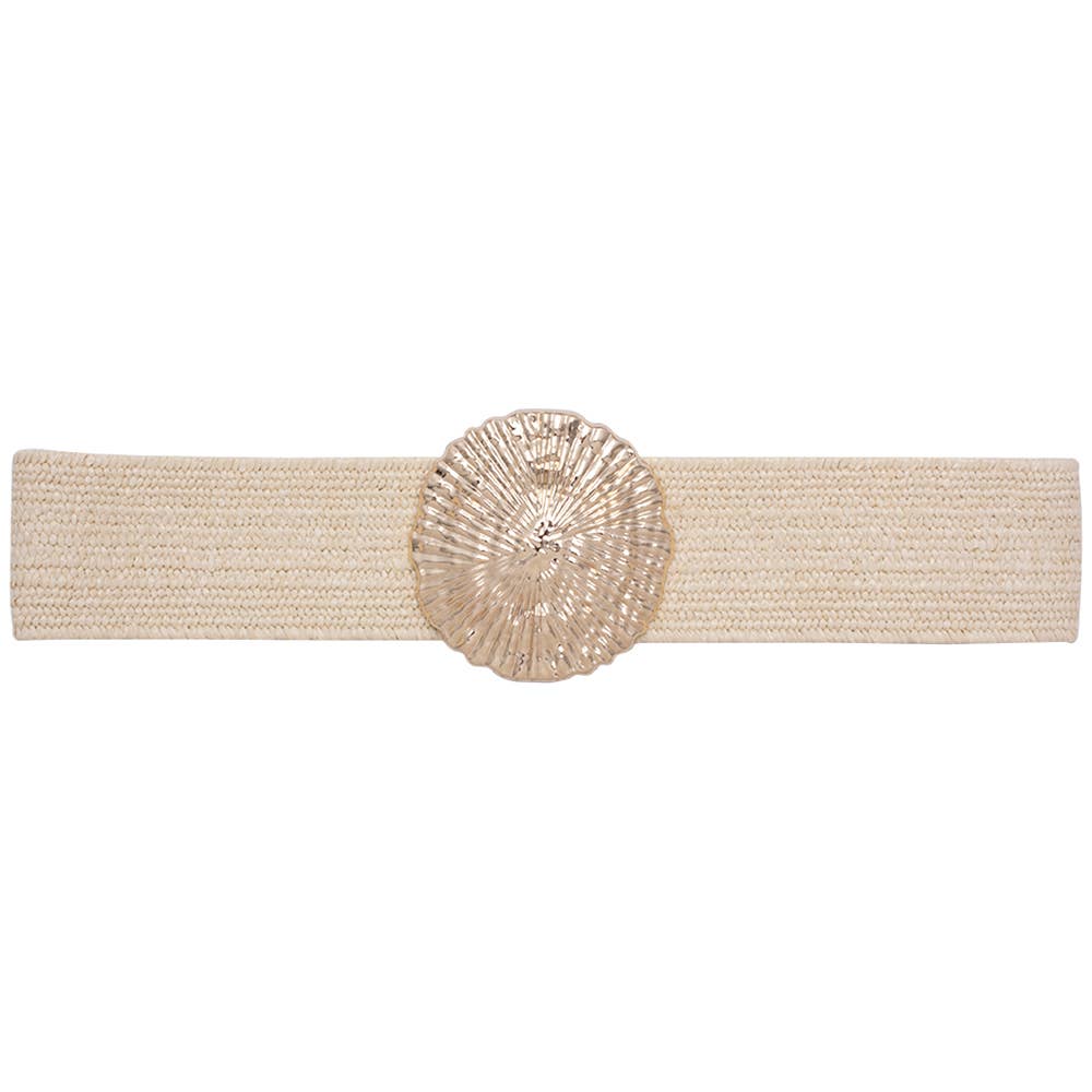Textured Round Metal Belt