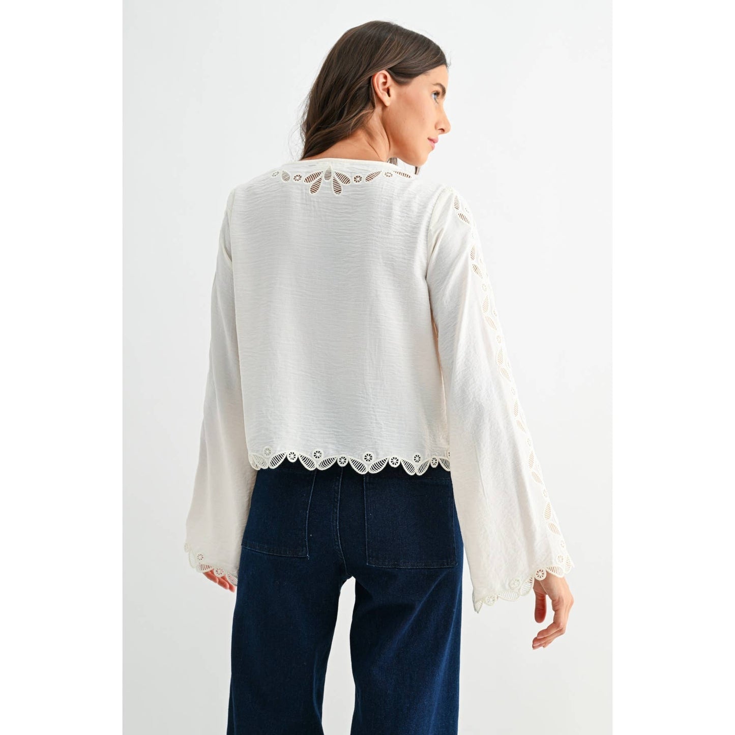 Ivory Lace Blouse