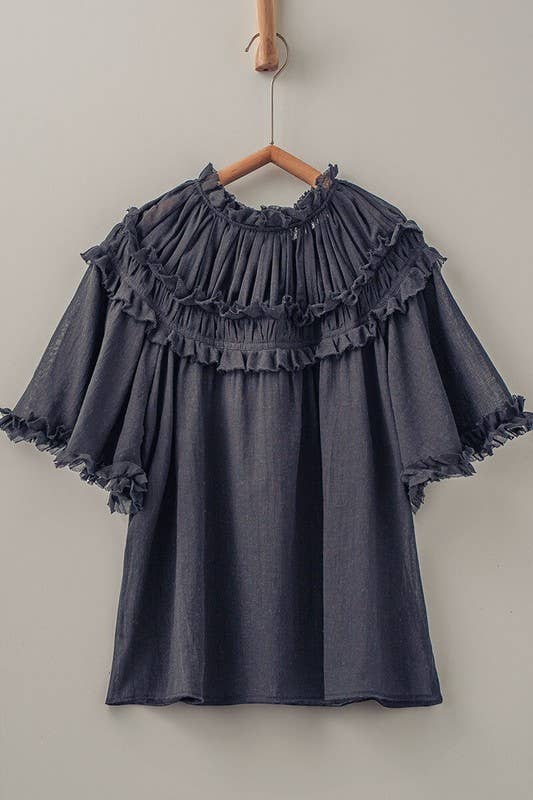 Larkspur Sheer Blouse